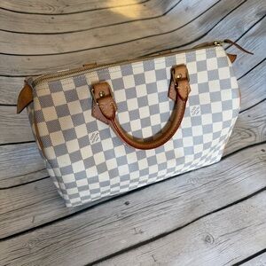 Louis Vuitton Speedy 30 Damier Azur
